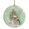 French Bulldog Black Style 2 Christmas Presents And Tree Ceramic Ornament